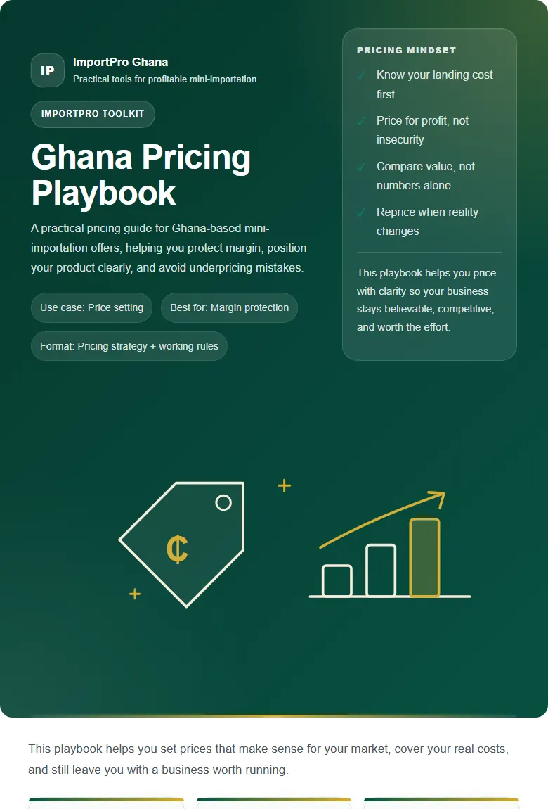 Preview of the Ghana Pricing Playbook